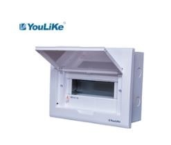 Power DB Box IP40 55A صندوق توزيع مقاوم للماء مضاد للأشعة فوق البنفسجية التحكم في الإضاءة بمرحلة واحدة