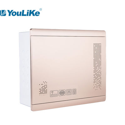 IP30 Protection MCB Multimedia Distribution Box TV Phone Flush Mount