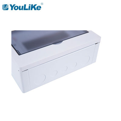 صندوق MCB أحادي الطور من البلاستيك الكهربائي ، 10 طرق DB Box مثبتة على السطح