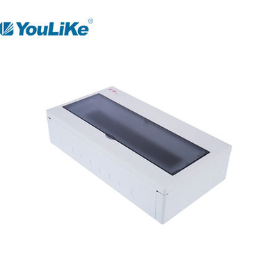 سطح داخلي أحادي الطور MCB Box 18 طريقة مع نافذة شفافة