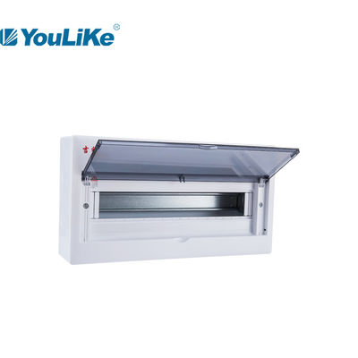 سطح داخلي أحادي الطور MCB Box 18 طريقة مع نافذة شفافة