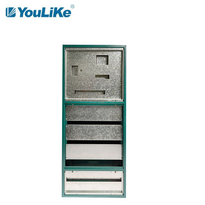 ضميمة لوحة توزيع IP30 معتمدة من مجلس التعاون الجمركي ، حامل جدار صندوق عداد الكهرباء