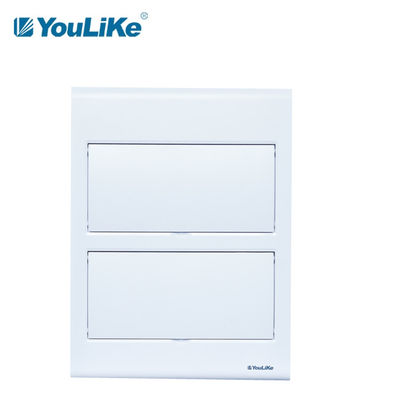 ABS البلاستيك مرحلتين لوحة قواطع دوائر ، MCB Box 24 Way
