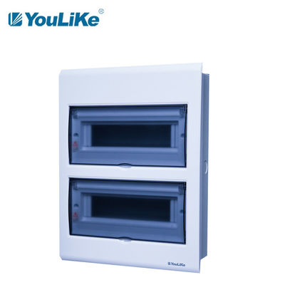 لوحة التوزيع البلاستيكية MCB Box ذات 24 طريقة حماية IP40