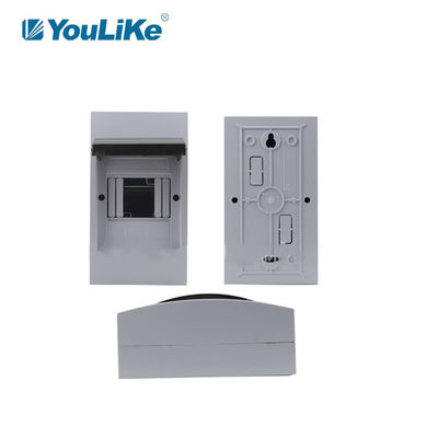 ABS مادة IP40 أحادية الطور MCB Box 4 طريقة للاستخدام الداخلي والخارجي