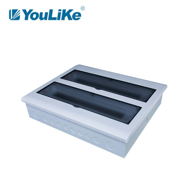 42 طريقة صندوق توزيع كهربائي بلاستيكي IP40 MCB Box Panel Recess