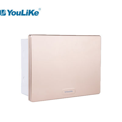 لوحات التوزيع الكهربائية MCB المحلية بجبل متدفق بغطاء ذهبي