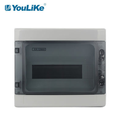 12 طريقة IP65 مقاوم للماء والغبار صندوق توزيع MCB BOX ABS مادة الكمبيوتر